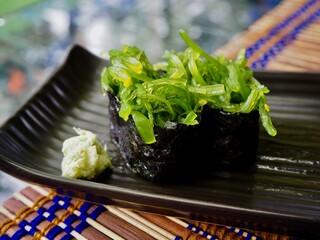 Japanese Food, Sushi and Seaweed    