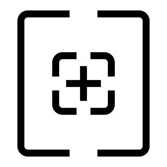 Icon Zoom Out With Style Glyph