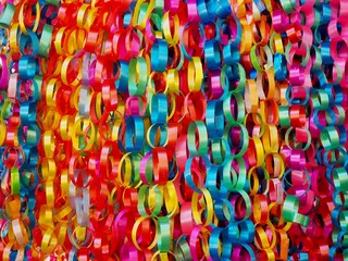 Multicolored ribbon , Background