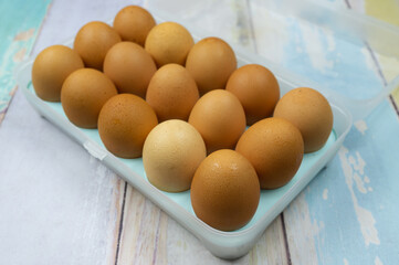 Egg Holder for Refrigerator. 15 Eggs Storage Container