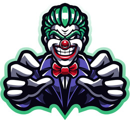Clown esport mascot