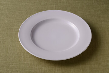白い皿の背景素材