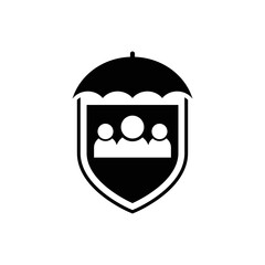 Obraz premium Creative Insurance Icon Template