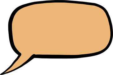 doodle freehand sketch drawing of word balloon.