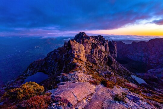 Sunset of Mt Murchison