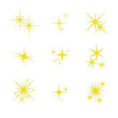 반짝이는 빛 번짐 - B