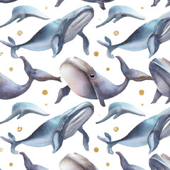 pattern with dolphins