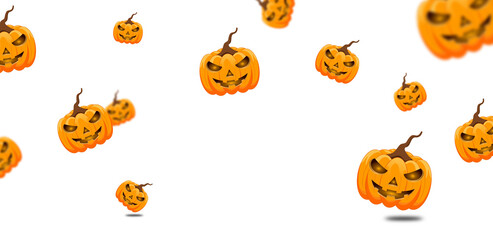 scary pumpkin for halloween background