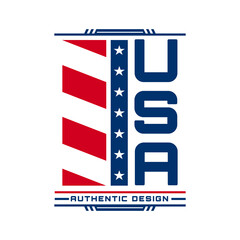 simple shirt design of america flag