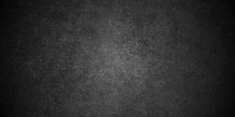 Dark black grunge textured concrete background. Panorama dark grey black slate background or texture. Vector black concrete texture. Stone wall background.	
