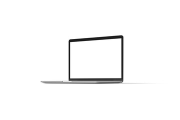 laptop isolated on white background