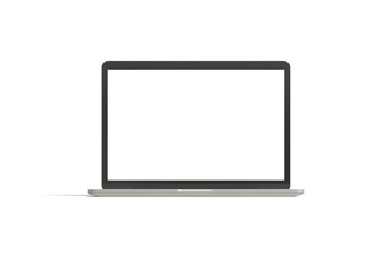 laptop isolated on white background