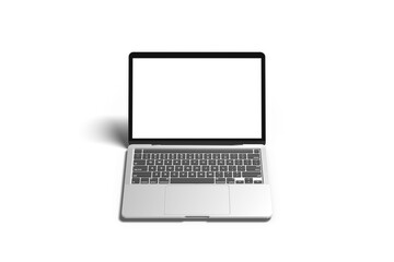 Fototapeta premium laptop isolated on white background