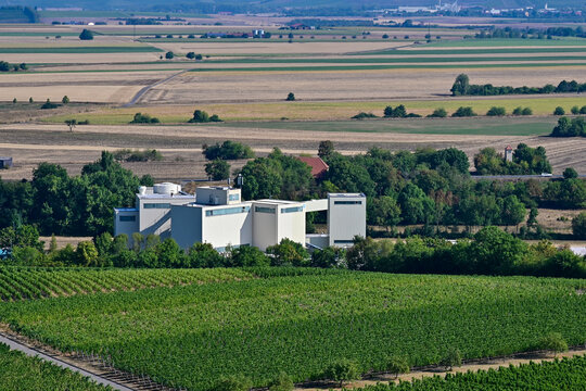 Werk der Knauf Gips KG bei H&uuml;ttenheim, Kitzingen in Unterfranken, Franken, Bayern Deutschland, 04.09.2022