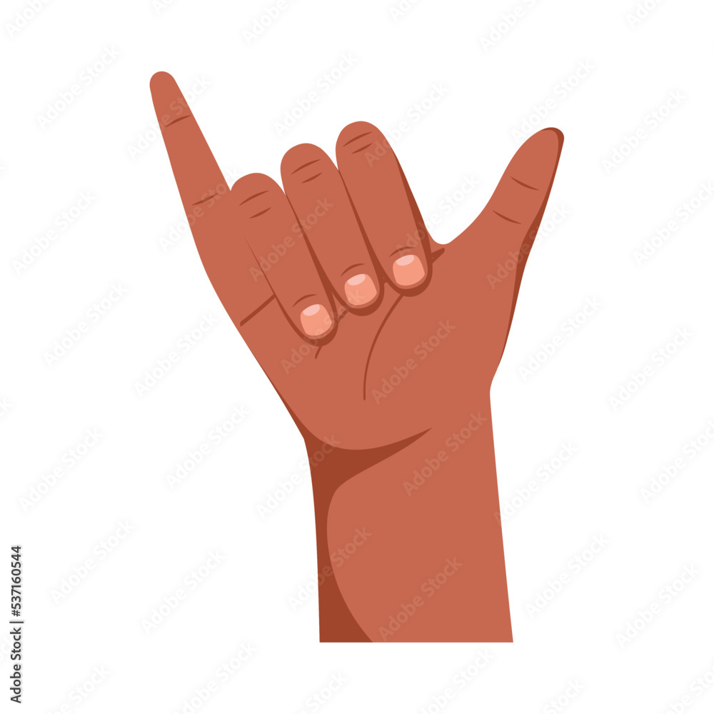 Sticker hand human gesture