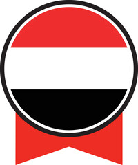 Yemen flag, the flag of Yemen, vector illustration	

