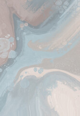 Elegant banner template design with color paint.