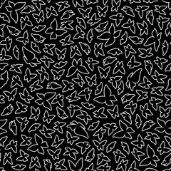 Simple and beautiful butterfly seamless pattern,