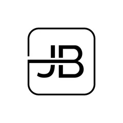 Initial JB letter Logo Design vector Template. Creative JB Letter Logo Design Vector Illustration.