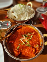 Indisch Essen im Restaurant