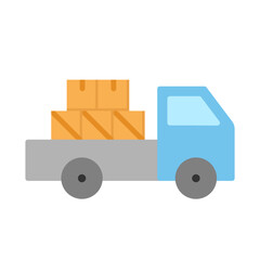 Truck Shipment Icon