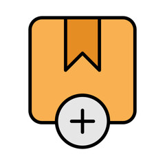 Obraz premium Add New Package Icon