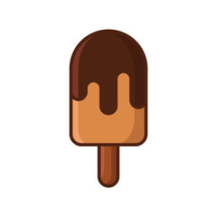 ice cream icon vector design template in white background