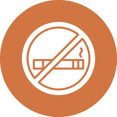 No Smoking Icon Style