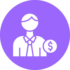 Accountant Icon Style