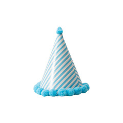 Party hat cutout, Png file. - obrazy, fototapety, plakaty