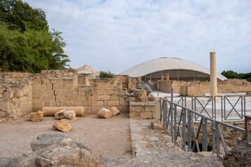 Remains of Hisham’s Palace aka Khirbet al Mafjar,  archeological sites in Jericho