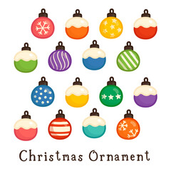 Ornament colorful kawaii doodle flat cartoon vector illustration