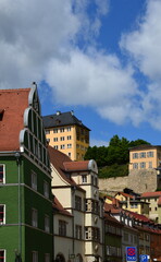 Historical Buildings in the Old Town of Rudolstadt, Thuringia