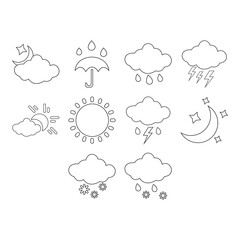 weather icon set
