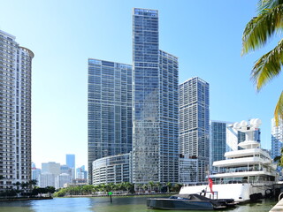 Marina in Downtown Miami, Florida