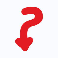 Red arrow icon vector EPS- 10