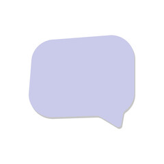 bubble icon isolated on white