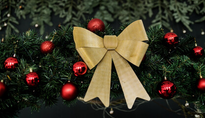 Christmas bow decoration