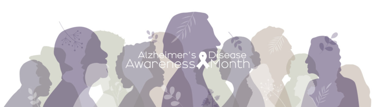 Alzheimer's Disease Awareness Month Banner.