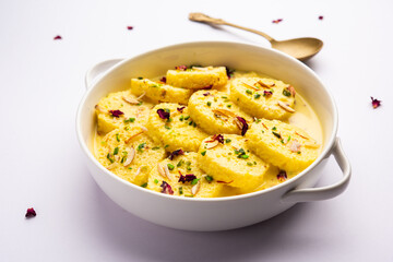 Bread Rasmalai is the tweaked version of traditional Ras malai using bread slices instead of paneer