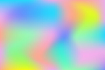 Abstract bright neon holographic background