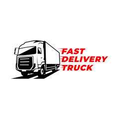Fast Delivery Truck Logo Design