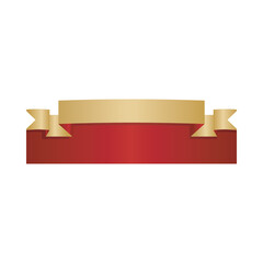 Red and Gold Modern Corner Element 14