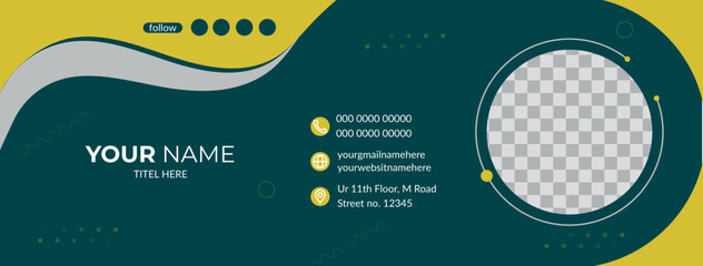 Attractive and attention-grabbing email signature banners for your newsletters