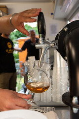 Beer tap with hungarian craft beer