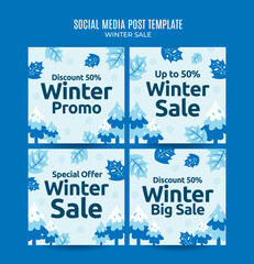 holiday winter design for advertising, banners, leaflets and flyers