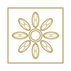 Flourishes Victorian Ornaments logo vector design