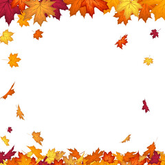 Naklejka na ściany i meble Autumn Maple Frame