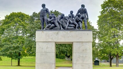 parc de Vigeland à Olso en Norvège