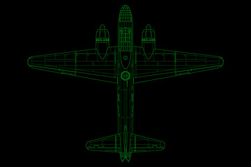 Avión de hélice de bombardeo medio